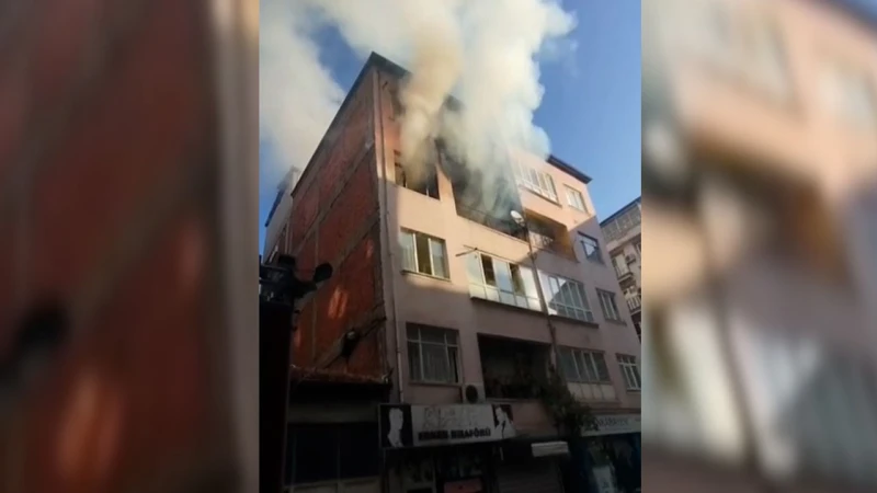 Kırıkkale’de ev yangını korkuttu!