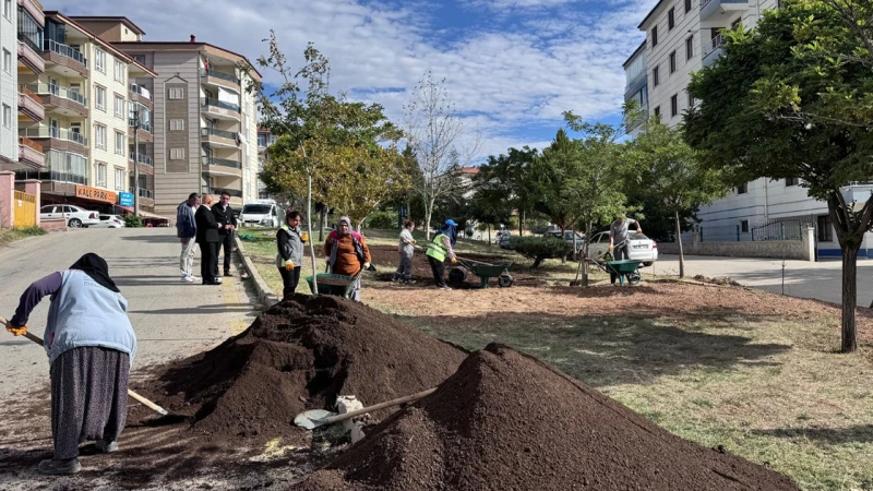 Şehit Nazir Elitok Parkı’nda yenileme çalışması