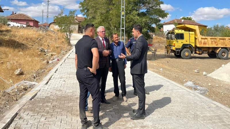 Cingirt, kilit parke çalışmalarını inceledi