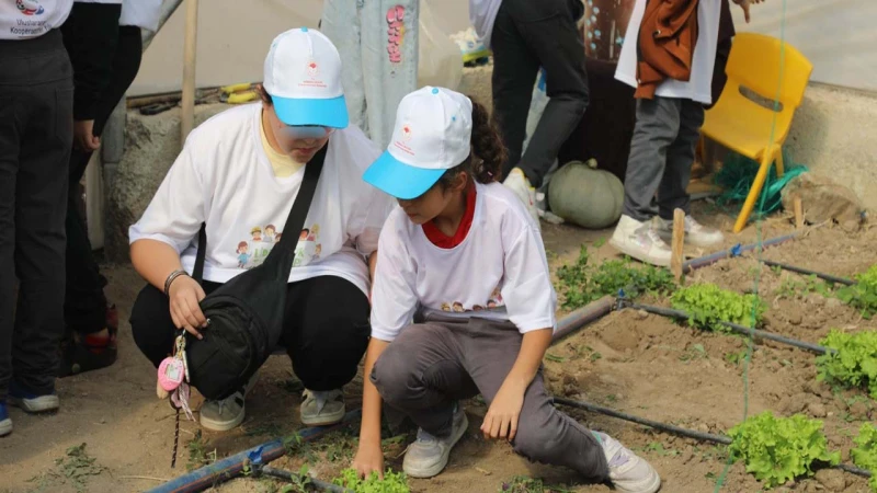 Delice’de miniklere tarım ve doğa sevgisi aşılandı