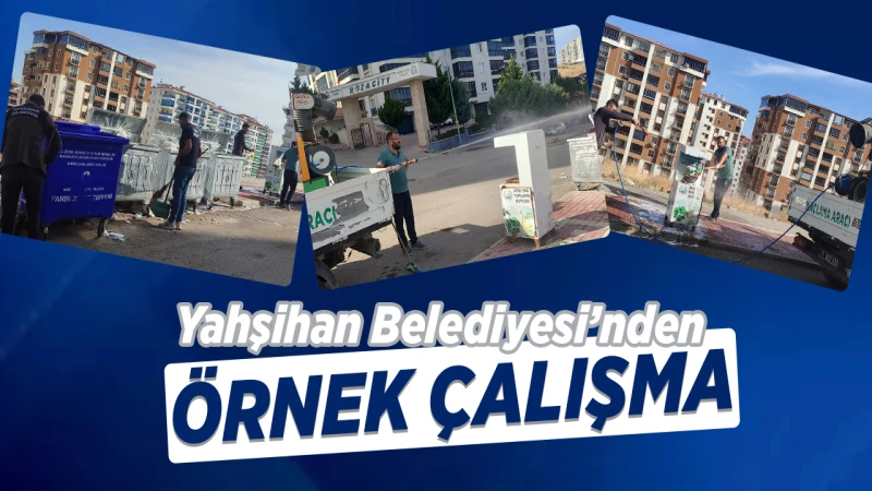 Yahşihan Belediyesi’nden örnek çalışma