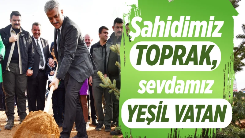 Şahidimiz toprak, sevdamız yeşil vatan