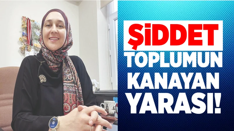 Şiddet, toplumun kanayan yarası!