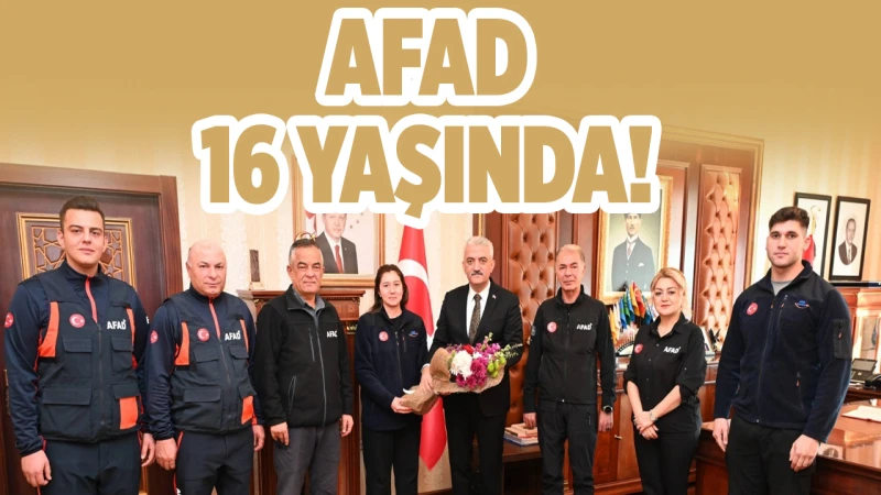 AFAD, 16 yaşında!