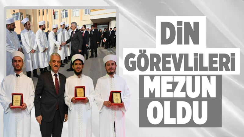 Din görevlileri mezun oldu