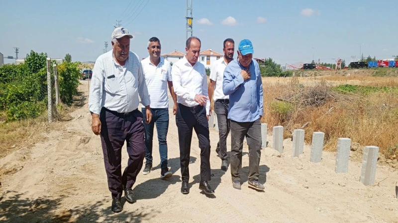 Balışeyh'te Oba Mahallesi için ilk kazma vuruldu