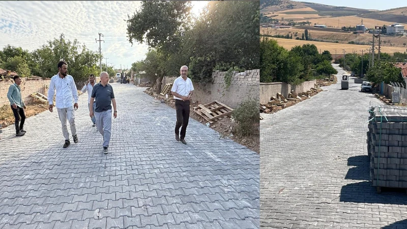 Keskin Maden Mahallesi’ne yol yapılıyor