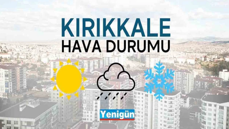 Kırıkkale’de hava durumu nasıl?
