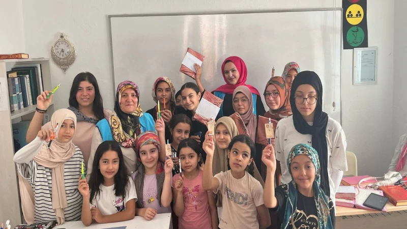 Karakaya Yaz Kur’an kursunda veda programı düzenlendi