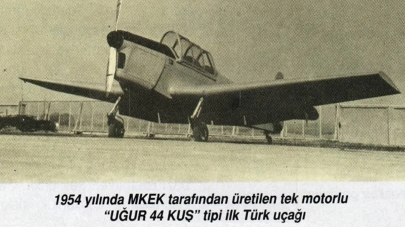 MKE’den ilk Türk uçağı! ‘Uğur 44 Kuş’
