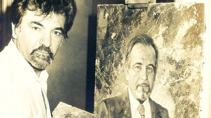 Çiçeklerden boya yapan ressam: Rahmi Pehlivanlı