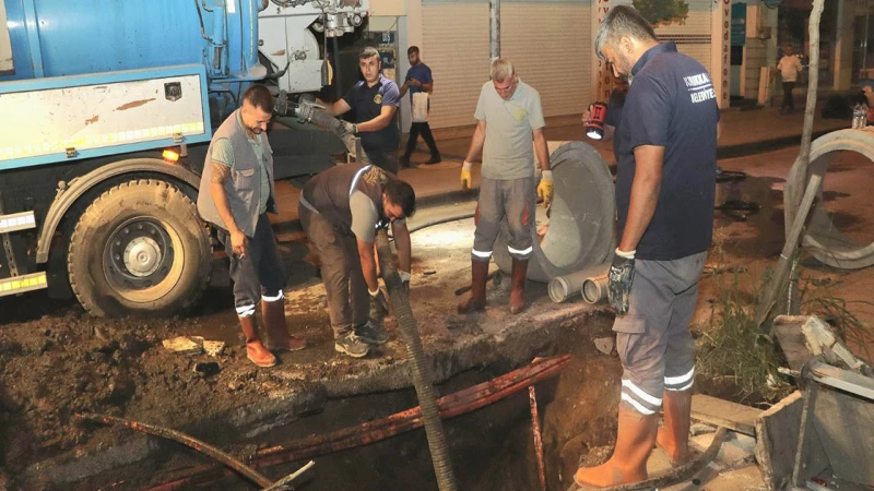 Bankalar Caddesi’nde 50 yıllık kanal bacası değişti