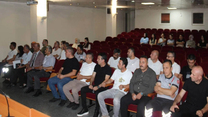 Hastanede güvenlik personelleriyle önemli toplantı