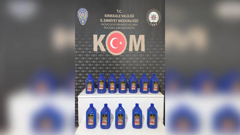 Balışeyh’te kaçak alkol operasyonu!