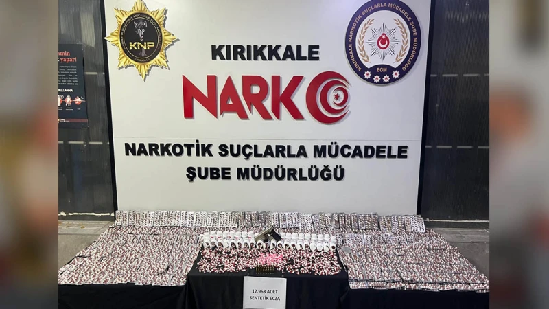 Sentetik hap ve çok sayıda uyuşturucu ele geçirildi
