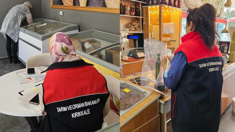 Güvenilir gıda için sıkı denetim!