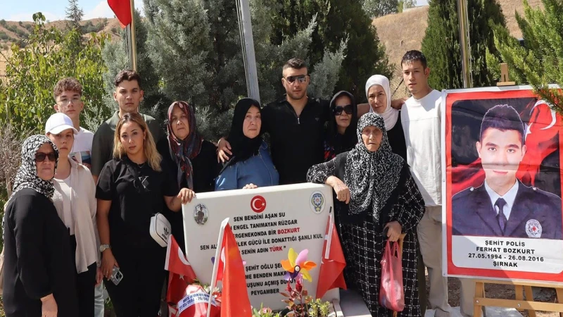 Şehit Ferhat Bozkurt, dualarla anıldı