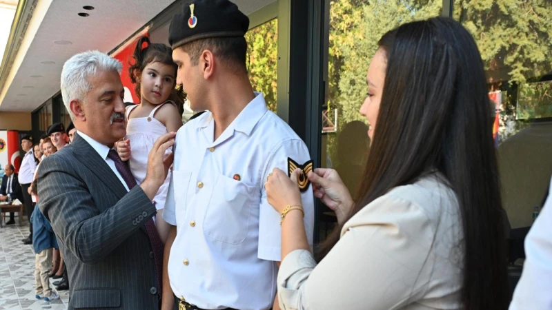 Kırıkkale’de vatan bekçileri terfi aldı