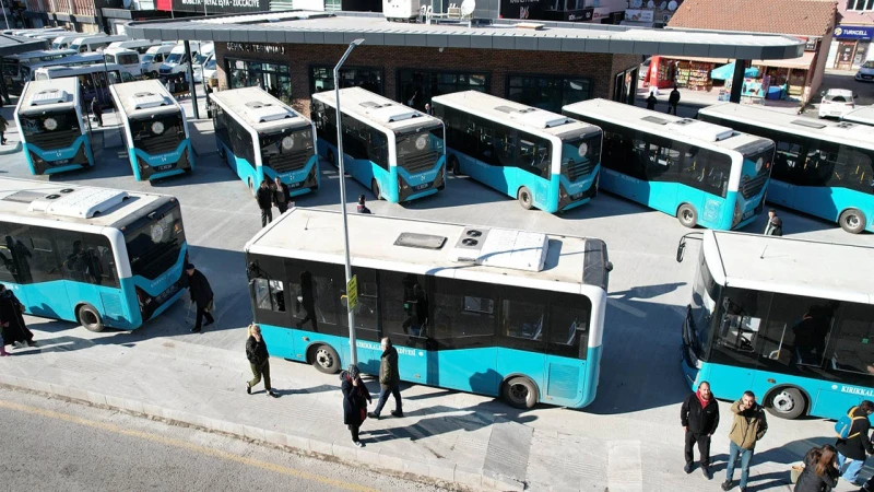 Kırıkkale’de belediye otobüsleri ücretsiz