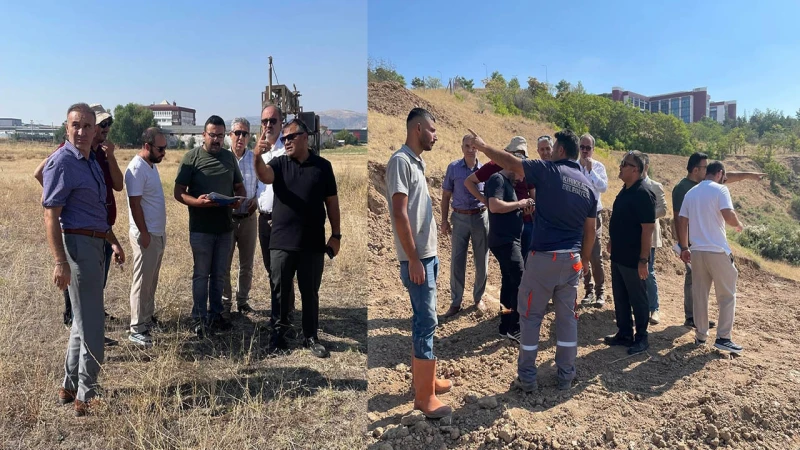 İl Özel İdare kampüsü için zemin etüt çalışmaları başladı