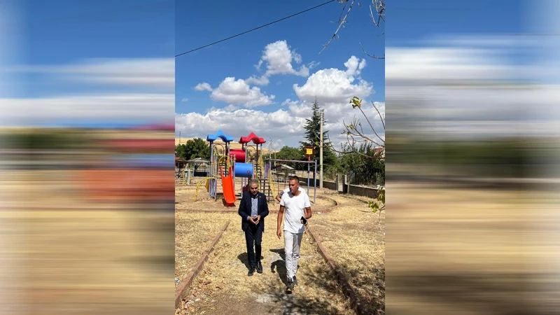 Sulakyurt’ta park ve bahçeler yenileniyor