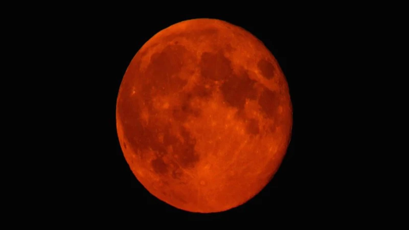 Kırıkkale’de "Kanlı Ay" tutulması gözlemlendi