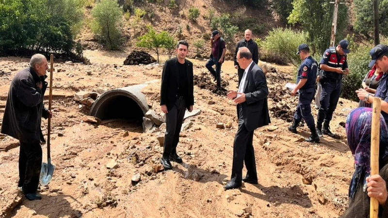 Keskin’in Çipidere Köyünü sel vurdu!