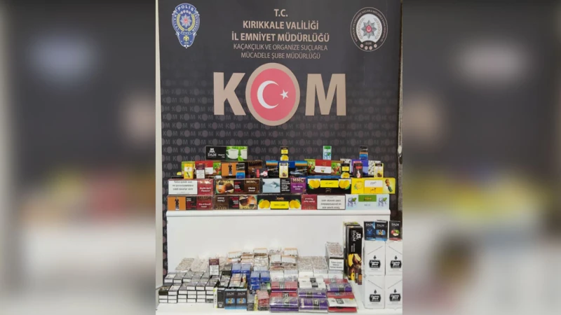 Kırıkkale’de kaçak tütün operasyonu!