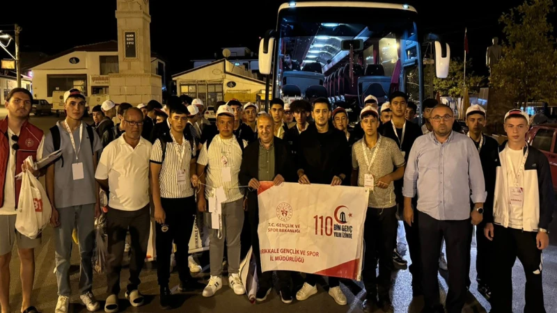 Keskinli öğrenciler Çanakkale gezisine uğurlandı