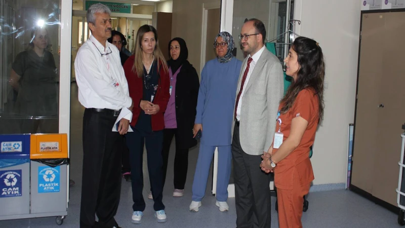 Hastanenin yenidoğan bölümü denetlendi!