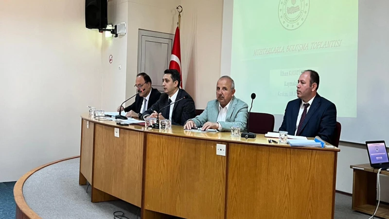 Keskin’de yatırım ve hizmetler görüşüldü