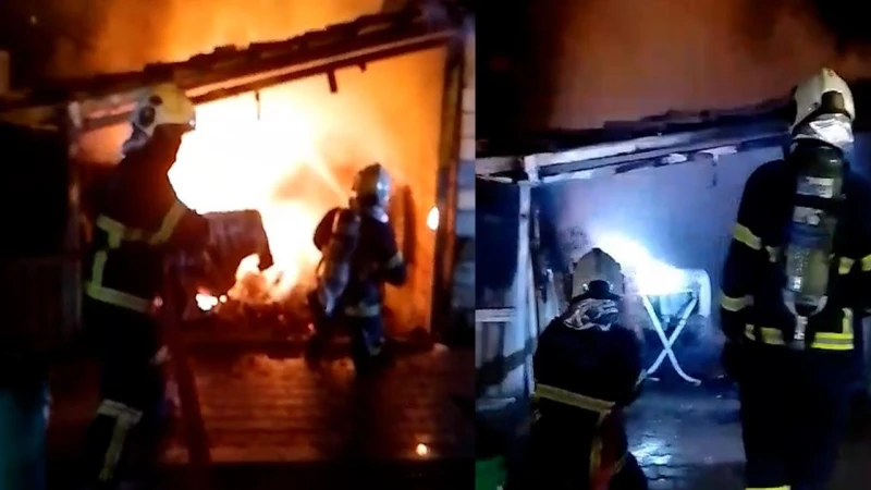 Kırıkkale’de tandır yangını korkuttu!