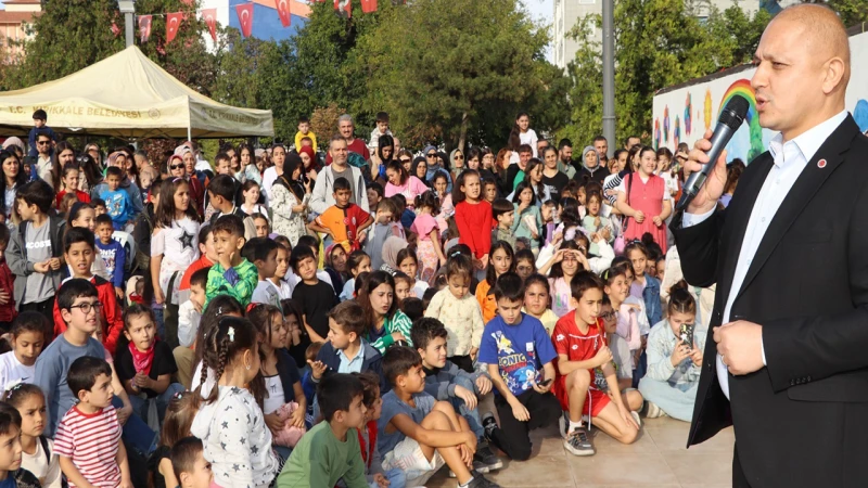 Çocuk şenliği renkli görüntülere sahne oldu