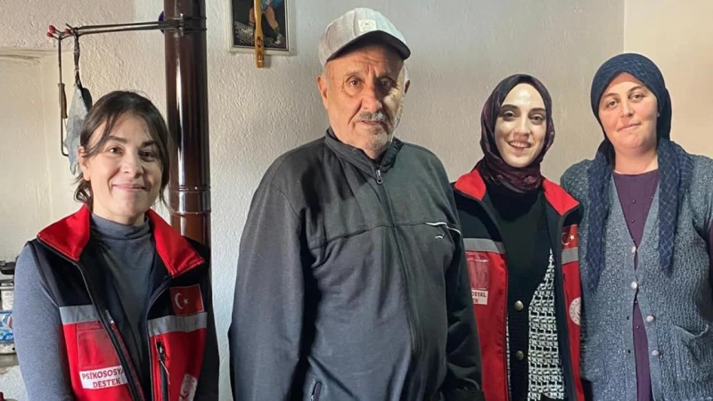 Şehit ailesi ve gazilere anlamlı ziyaret