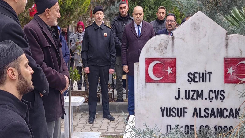 Kırıkkale Şehitliği’nde duygu dolu anma programı