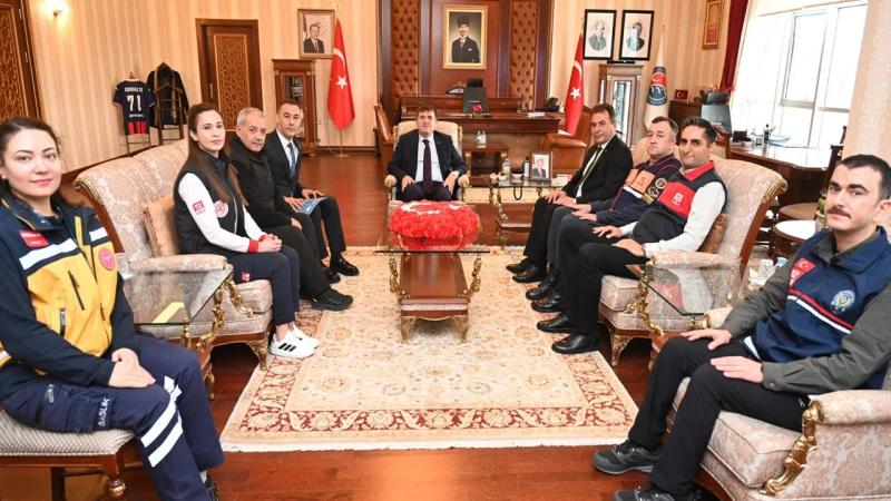 112 Acil Çağrı Merkezi çalışmalarını anlattı