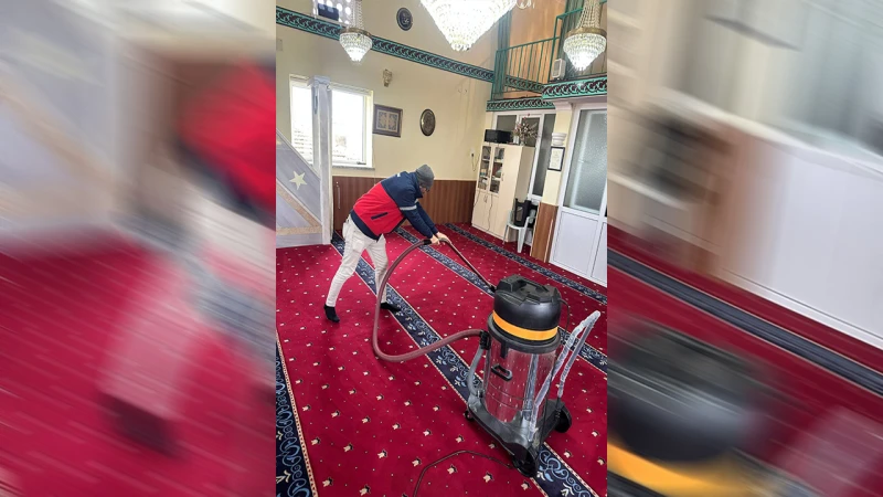 Balışeyh Belediyesi’nden köy camilerinde temizlik seferberliği