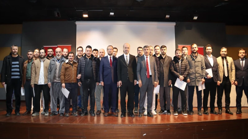 Müftü Abdurrahman Kotan, personel ile buluştu