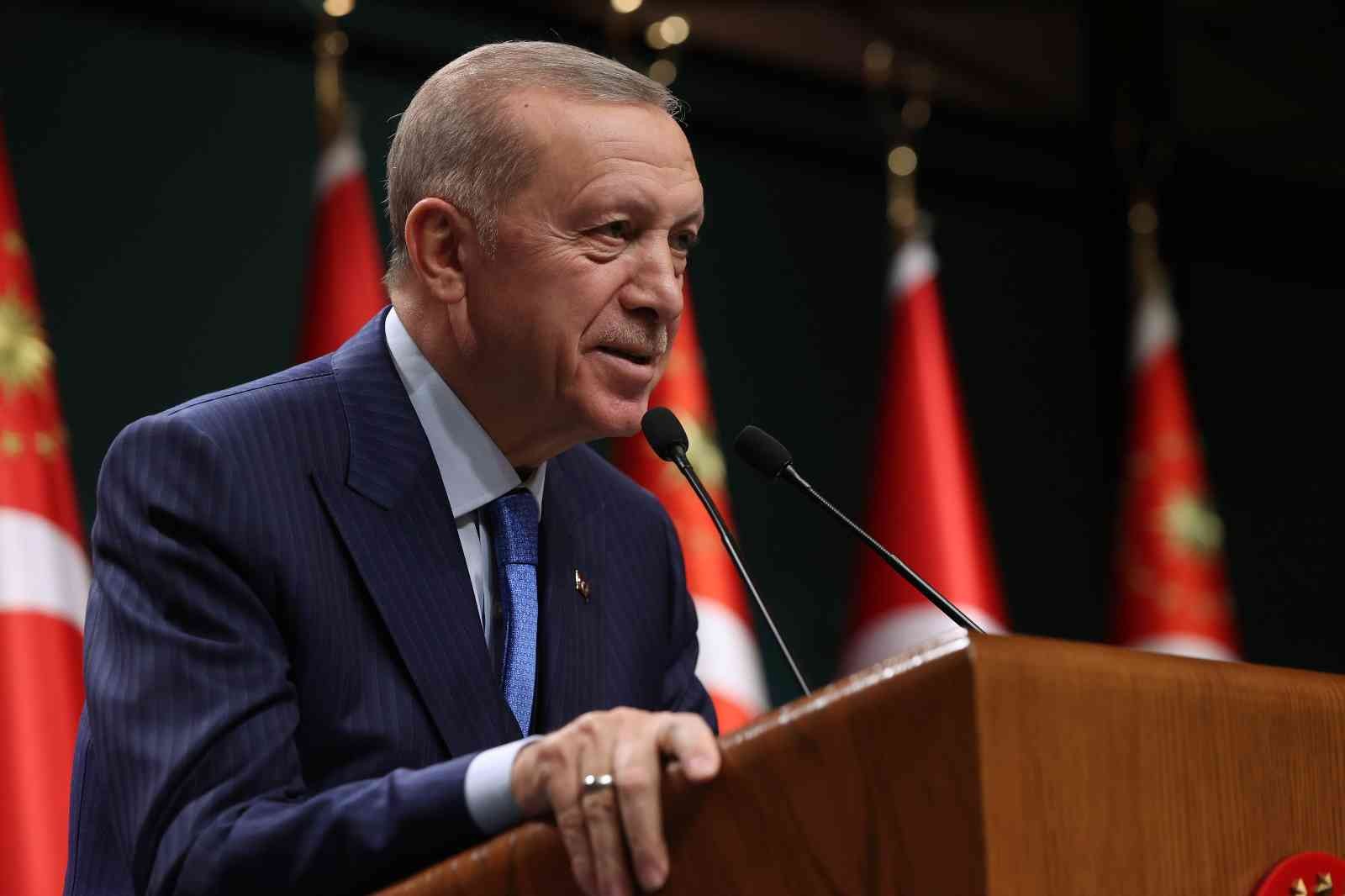 Cumhurbaşkanı Erdoğan: “14 Mayıs 2023 Pazar gününün her bakımdan seçim için en uygun tarih olduğunu gördük”