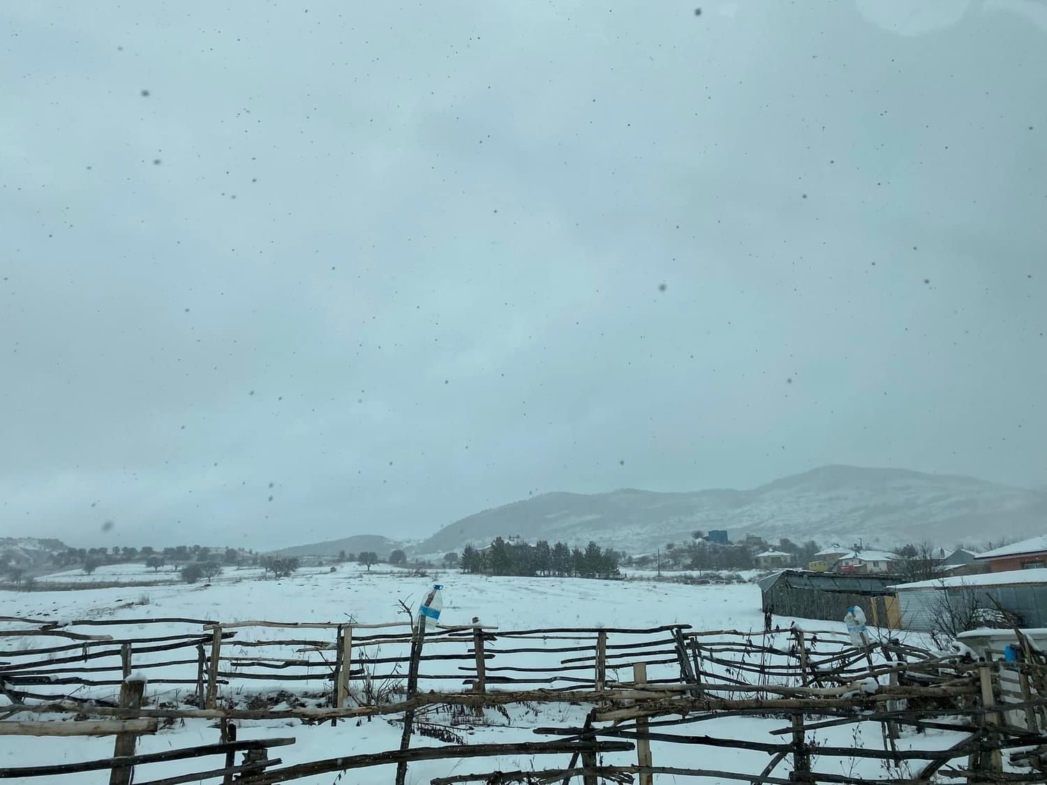 Kızılcahamam ve Çubuk’ta kar yağışı etkili oldu