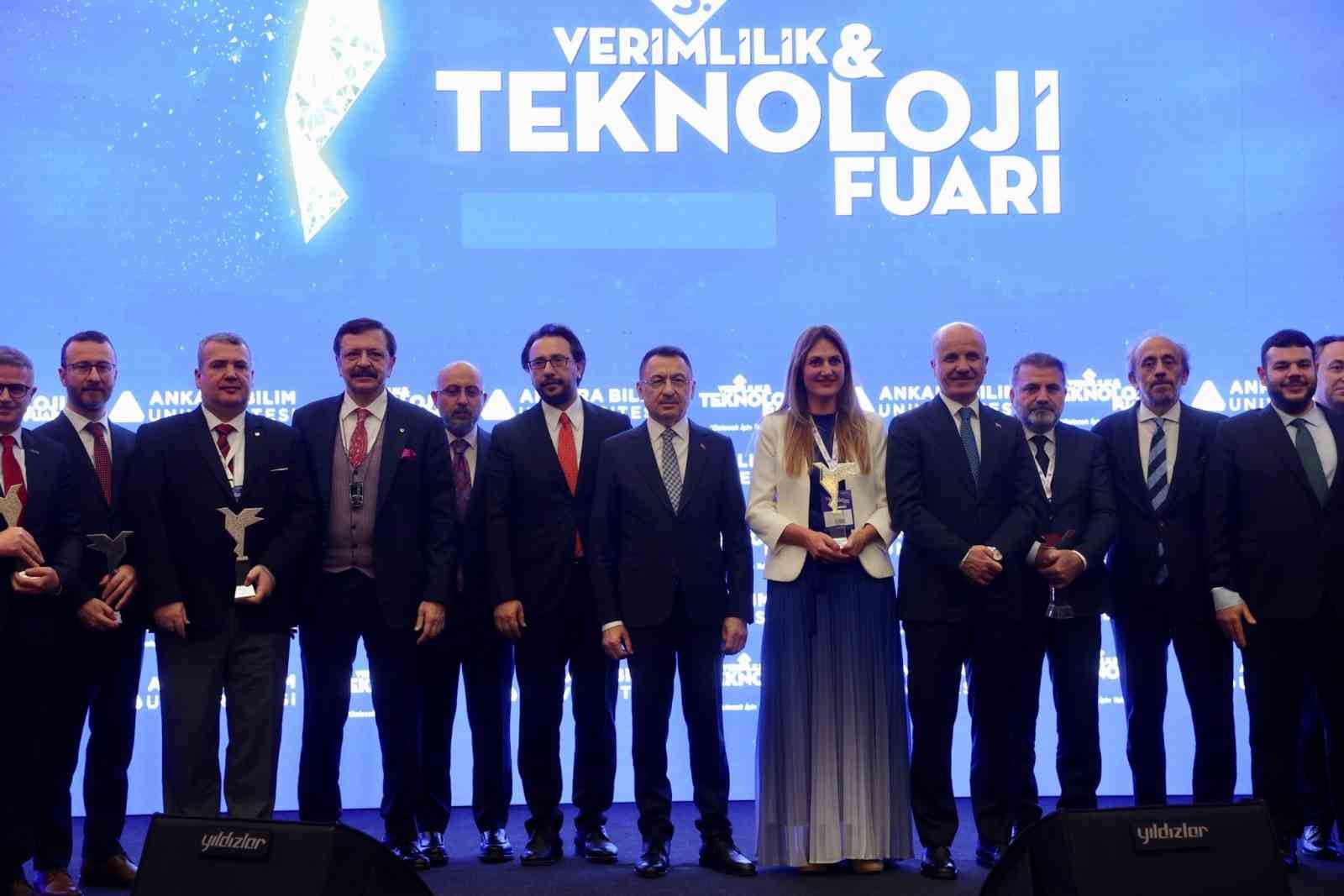 Cumhurbaşkanı Yardımcısı Oktay, "5. Verimlilik ve Teknoloji Fuarı" açılışına katıldı