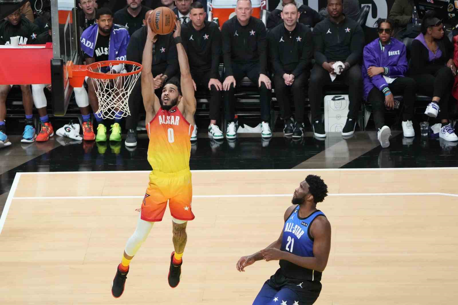 NBA All-Star mücadelesinde Tatum rekor kırdı, Giannis’in takımı kazandı