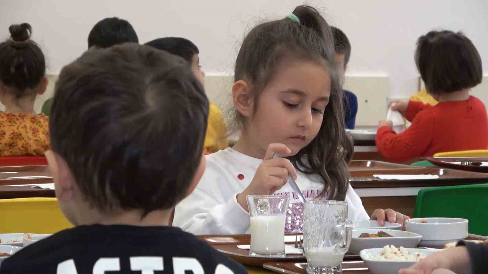 Kırıkkale'de Okul öncesi eğitimde "ücretsiz yemek" uygulaması başladı