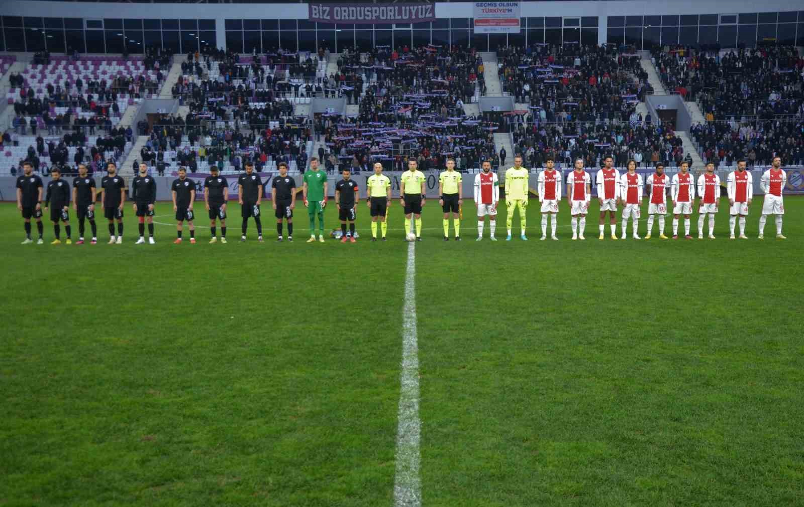 Orduspor 1967 ile Samsunspor, depremzedeler için karşılaştı