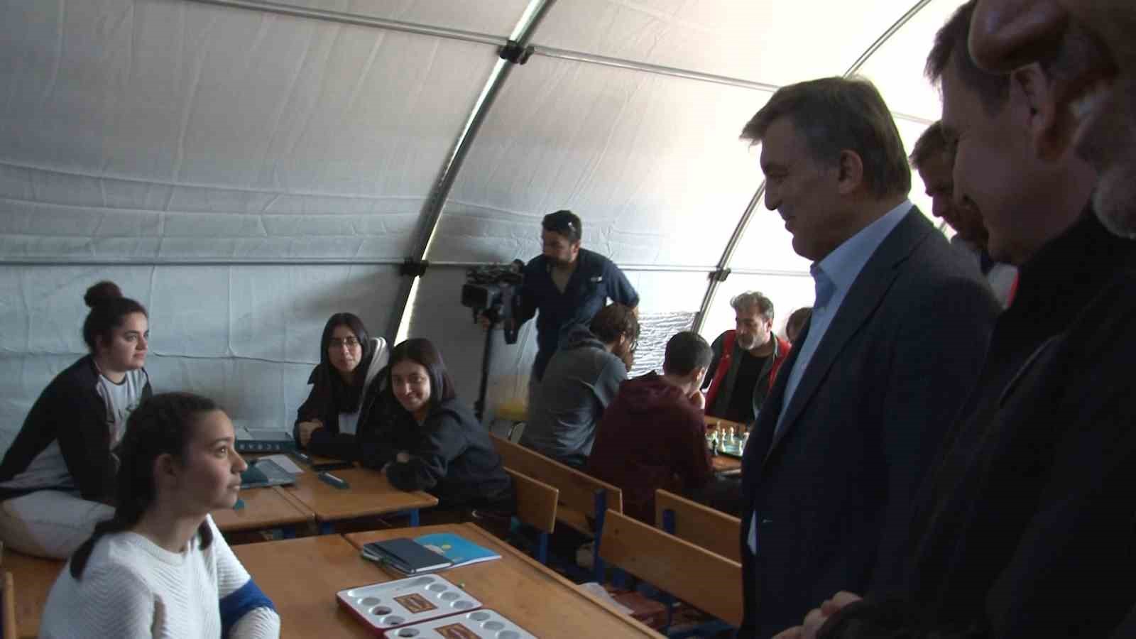 11. Cumhurbaşkanı Abdullah Gül deprem bölgesi Hatay’da