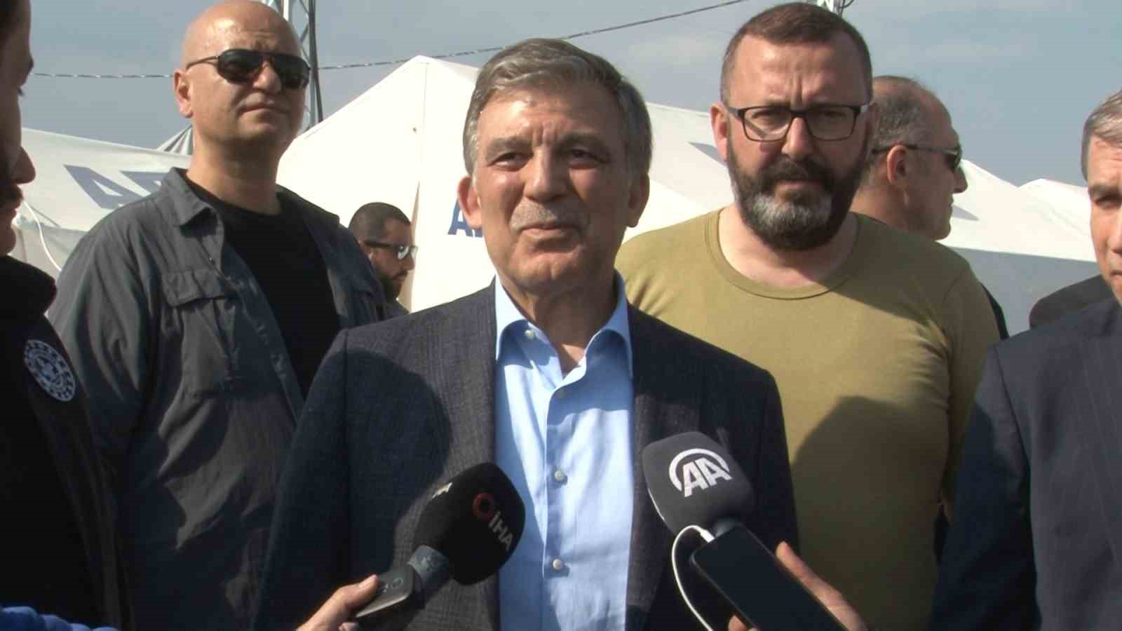 11. Cumhurbaşkanı Abdullah Gül deprem bölgesi Hatay’da