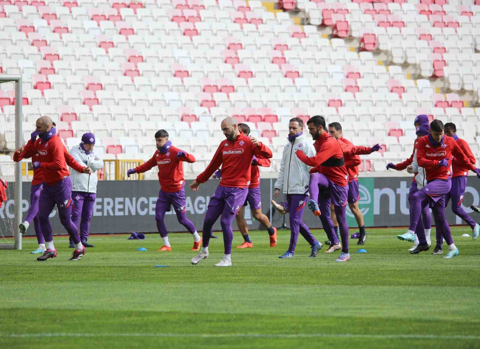 Fiorentina, Sivasspor maçı hazırlıklarını tamamladı