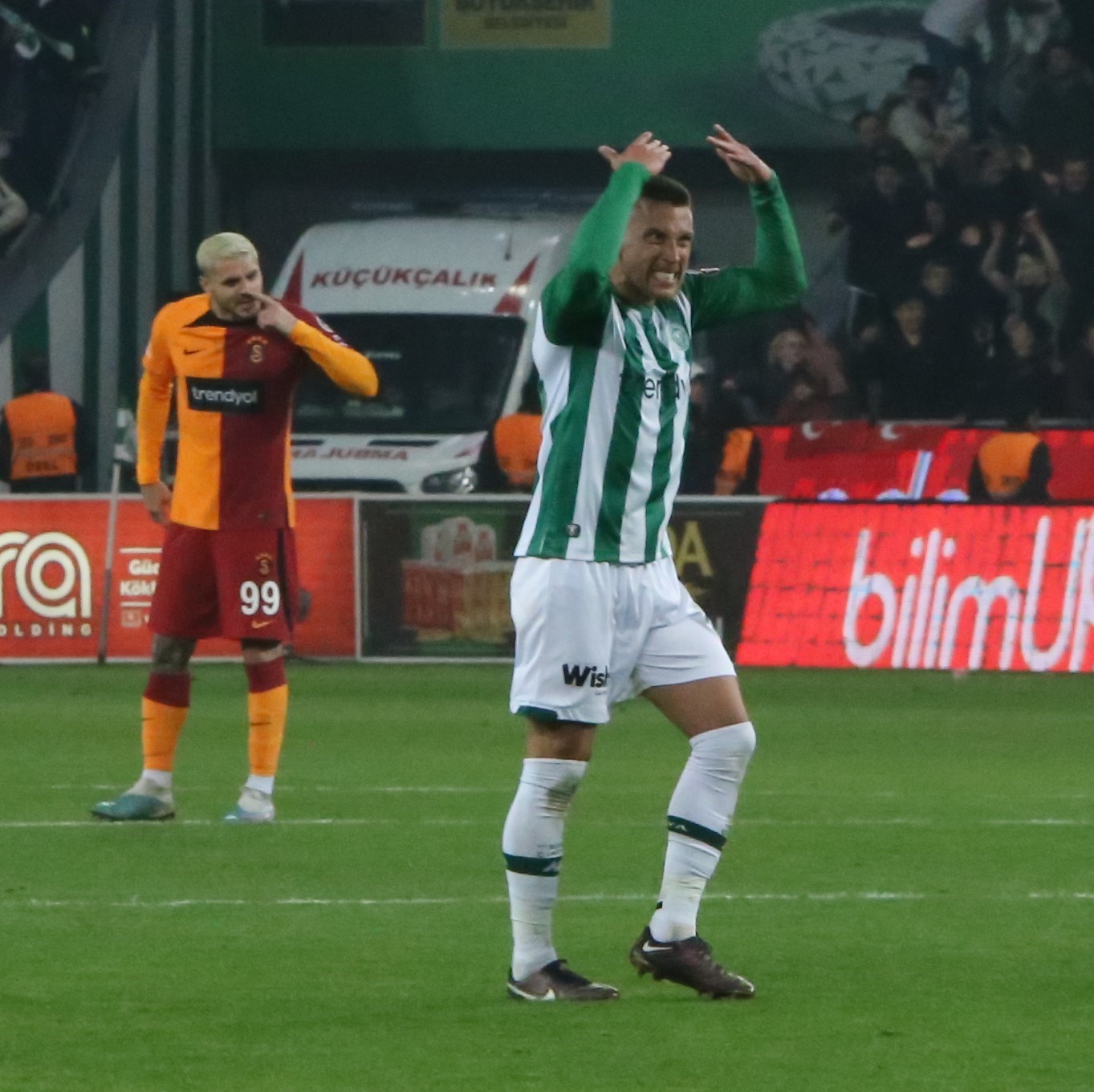 Spor Toto Süper Lig: Konyaspor: 2 - Galatasaray: 1 (Maç sonucu)