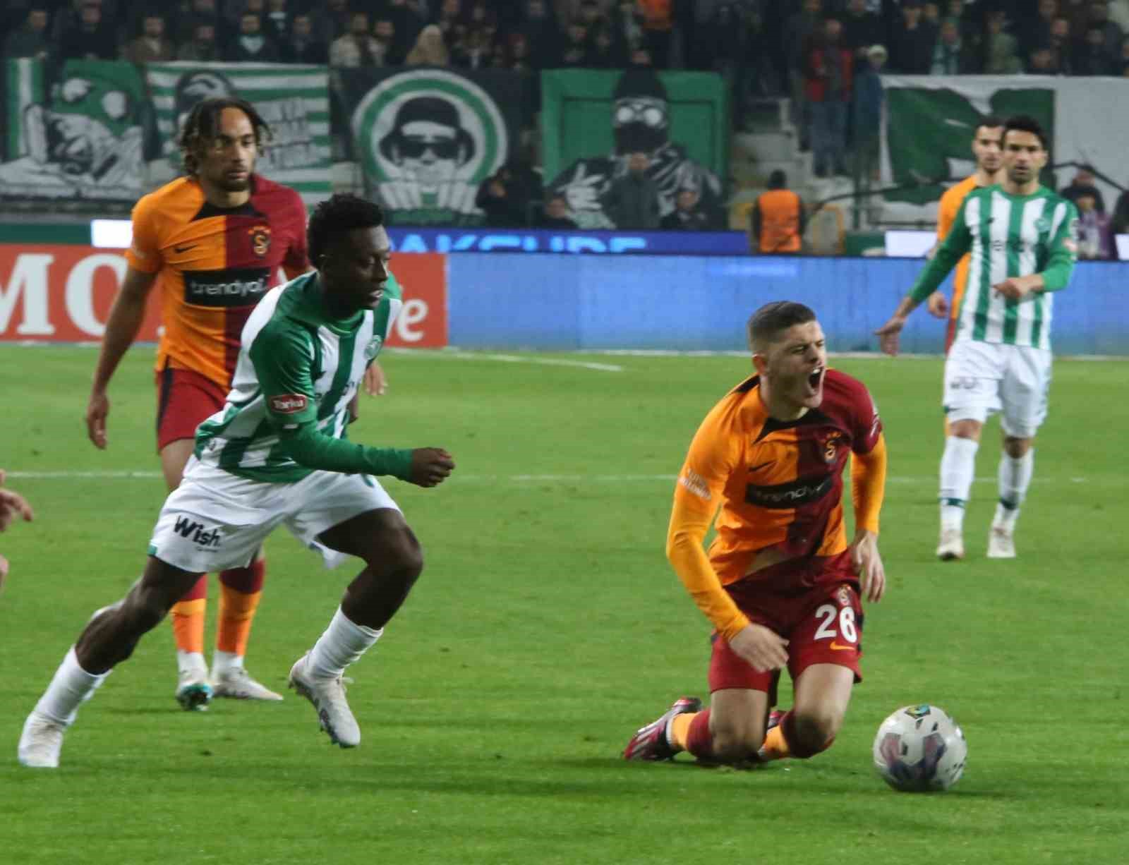 Spor Toto Süper Lig: Konyaspor: 2 - Galatasaray: 1 (Maç sonucu)