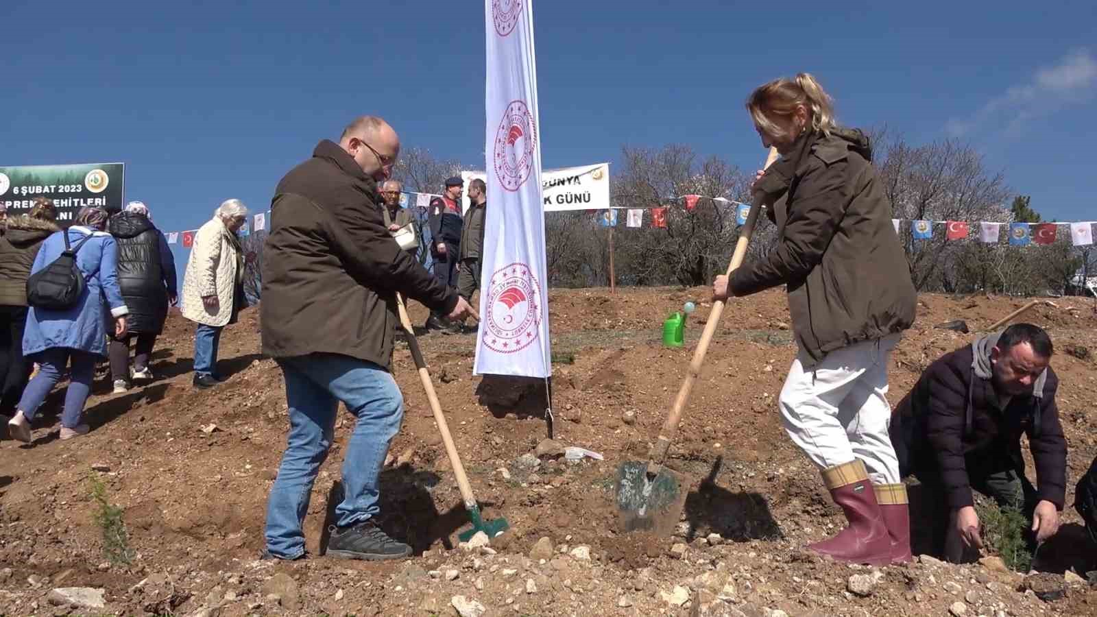 Depremde kız kardeşini ve akrabalarını kaybetti: Onlar için diktiği fidanı gözyaşıyla suladı